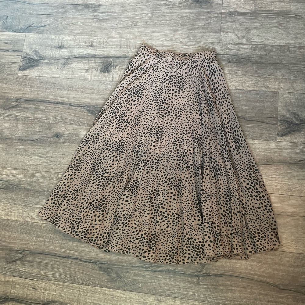 Abercrombie & Fitch pleated midi skirt